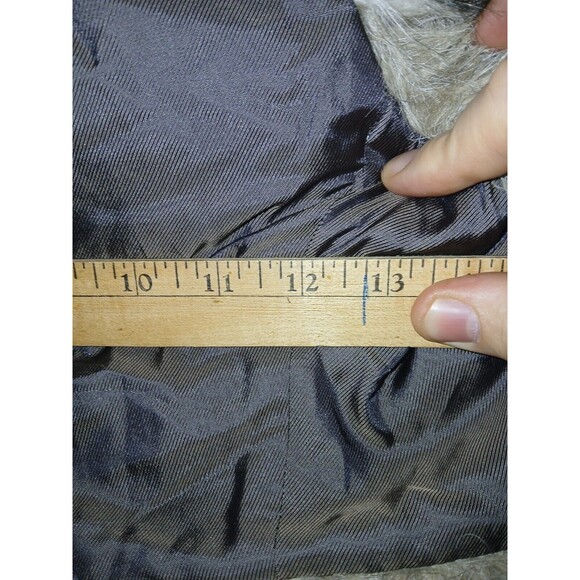 Ann Taylor Loft Vest Faux Fur Women's Size Medium Lined 24×15 - Picture 6 of 11